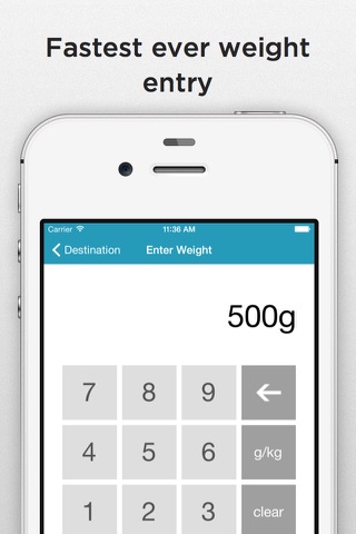 Postage Calculator UK 2018 screenshot 2