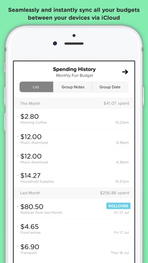 pennies budget and expenses on the app store simple budgeting app