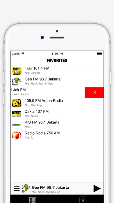 Radio Indonesia : indonesian radios FM screenshot 3