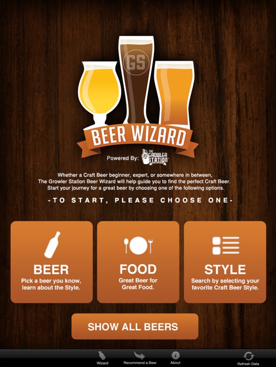 Beer Wizard Menu Connect