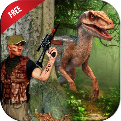 Real Jeep Dino Hunting - Survive in Jungle 2017 icon