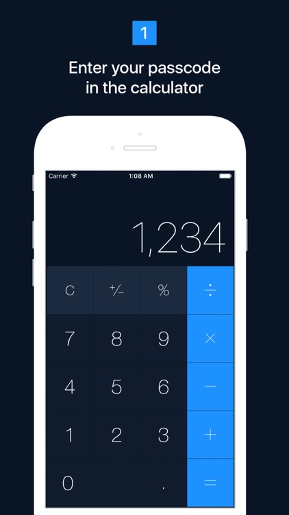 iphone calculator hiddenapp