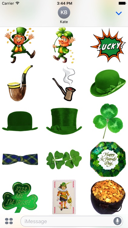 St. Patricks Stickers #1 for iMessage screenshot-3