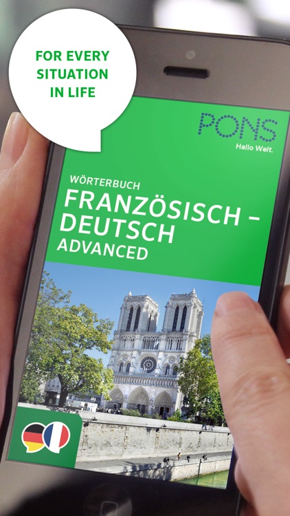 Dictionary French - German ADVANCED by PONS screenshot-0