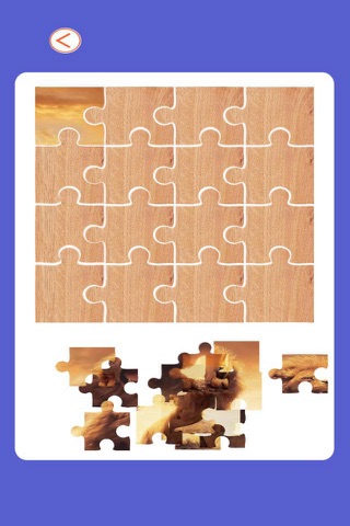 King Lion Jigsaw Puzzle Animal Game for Kids screenshot 2