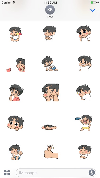 Animated Rascal Boy Stickers For iMessage