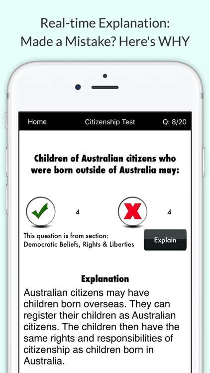 Australian Citizenship Test 2017 Practice Question screenshot-0