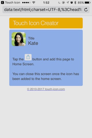 Touch Icon Creator screenshot 3