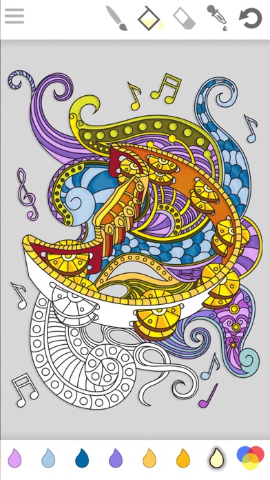 How to cancel & delete Colorish coloring book mandala from iphone & ipad 1