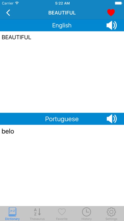 English to Portuguese, Portugues to Eng Dictionary