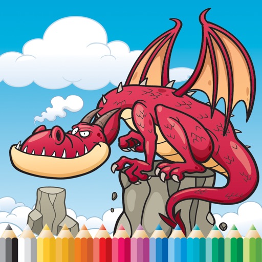 Dragon Art Coloring Book - Activities for Kid