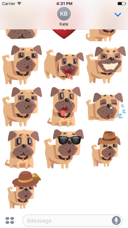 Pug Emoji And Stickers