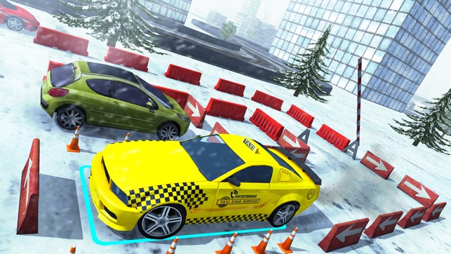 Xmas Taxi Parking Simulator 3D - Snow Drive 2017(圖2)-速報App