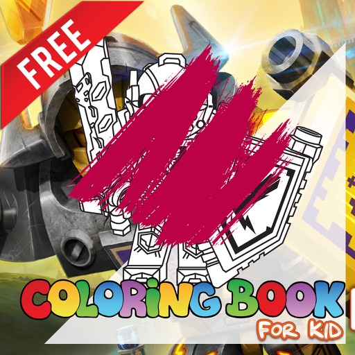 Good time of Adventure Coloring for Nexo Knights iOS App