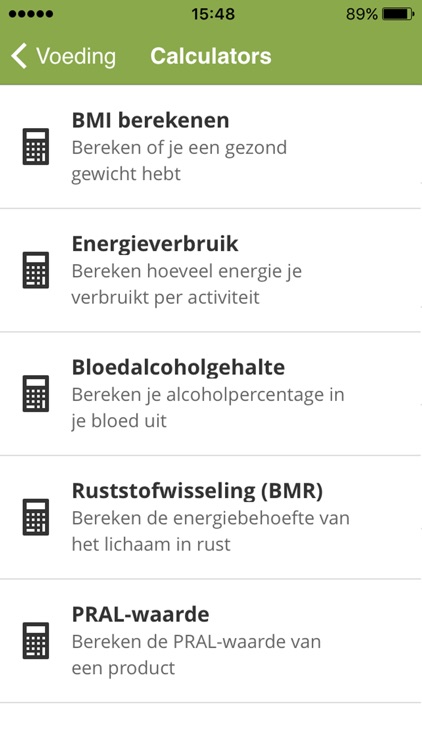 Voedingswaardetabel screenshot-4