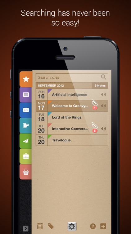 Groovy Notes for iPhone - Text & Voice Notes