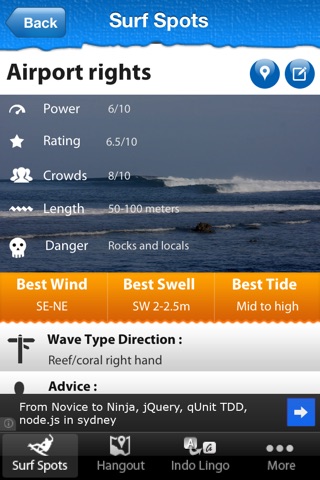 Bali Surf Guide Lite screenshot 4