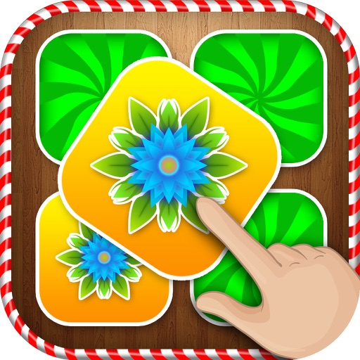 Christmas Flowers Matching Cards - Christmas Games iOS App