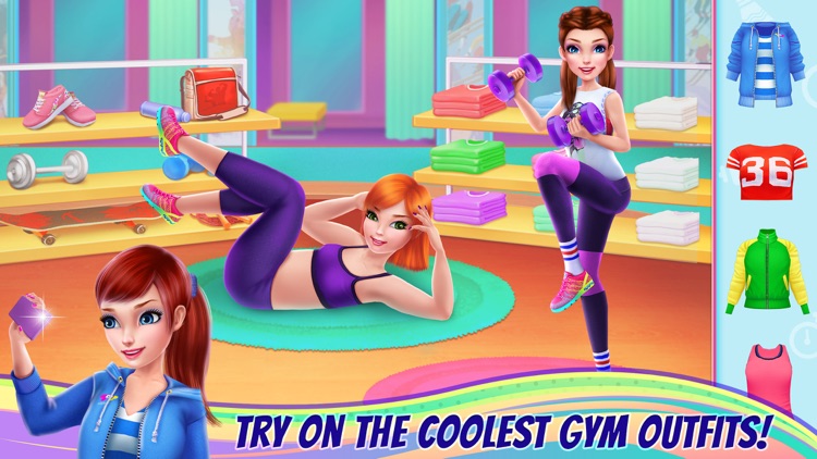 Fitness Girl - Dance and Play at the Gym