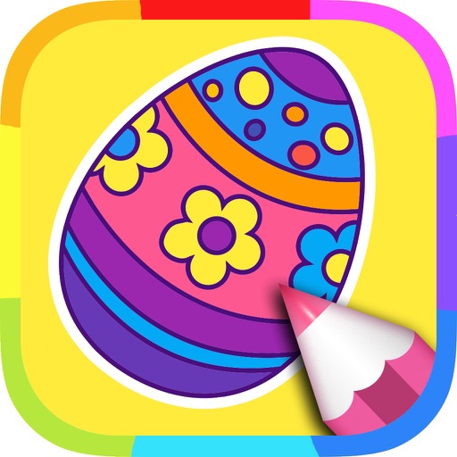 Easter Coloring Pages for Kids Icon