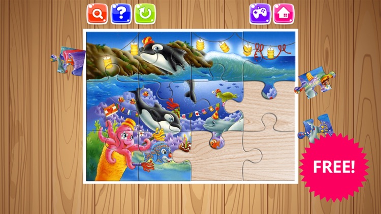 Toddler Game And Fish Puzzle For Kids Age 1 2 3