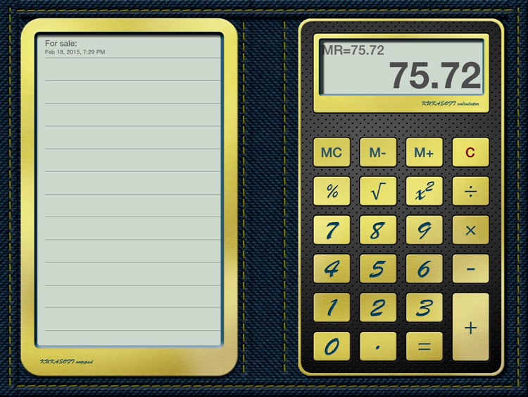 Calculator+Pad