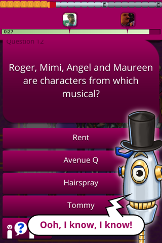 QuizTix: Musicals Quiz screenshot 2