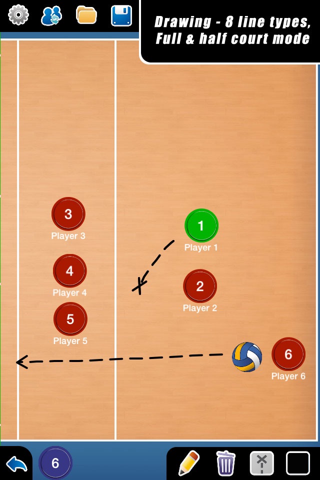 Coach Tactic Board: Volley++ screenshot 3