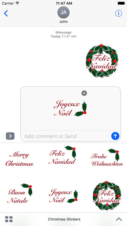 Happy Christmas Stickers screenshot-3