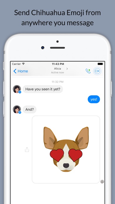 How to cancel & delete Chihuahuamoji - Chihuahua Emoji & Stickers from iphone & ipad 4