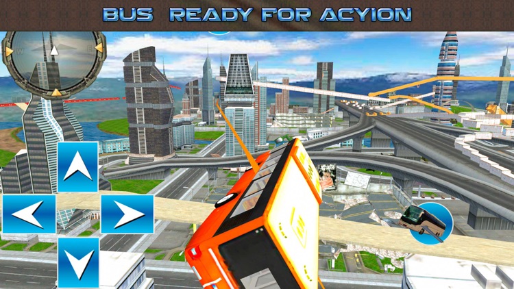 Modern Flying Bus Simulator : Space Shooter screenshot-3