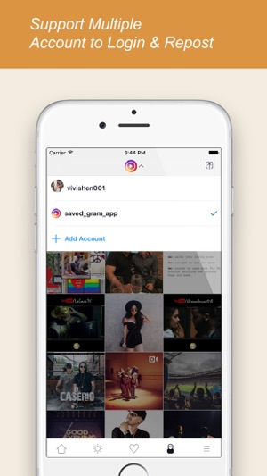 InstaSaver-Repost Photos and Videos For Instagram Screenshot