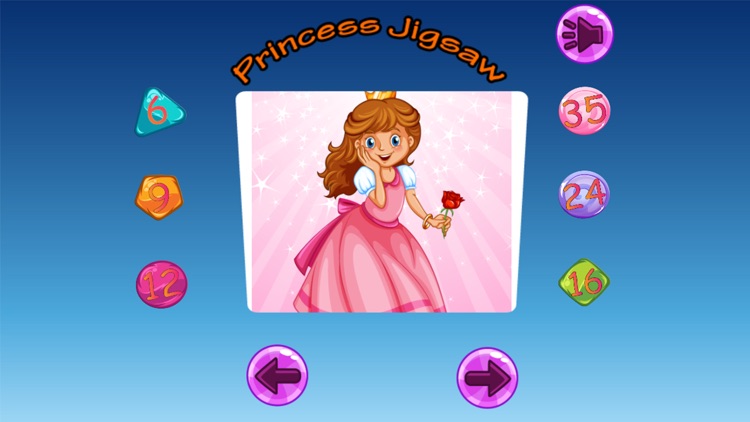 Princess Jigsaw Puzzle for Girls and Kids