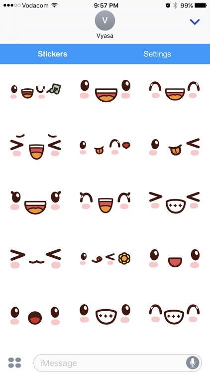 Kawaii Emoji - Cute Emoticon Stickers for Texting