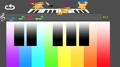 How to cancel & delete Piano de color del arco iris from iphone & ipad 2