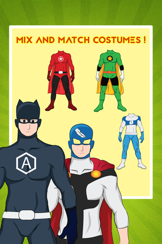 Create your own Super-Hero Justice Man Dress-Up screenshot 2