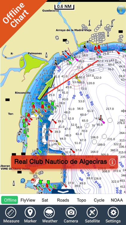 Marine: Ceuta - GPS Map Navigator
