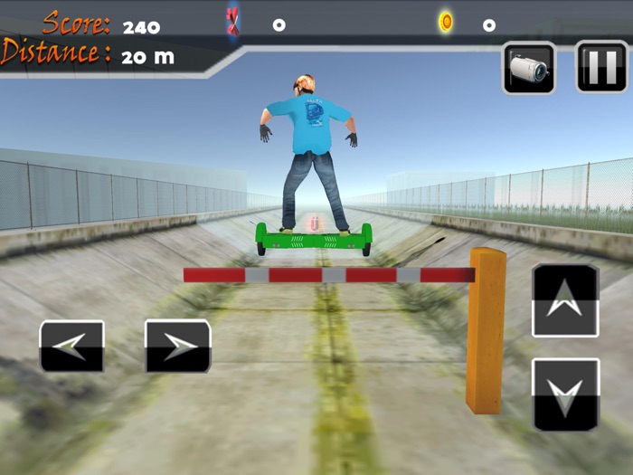 真实 气垫板 特技  自由式 板 模拟器