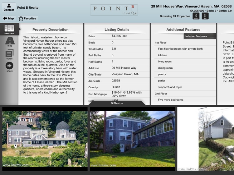 Point B Realty MV for iPad screenshot-3