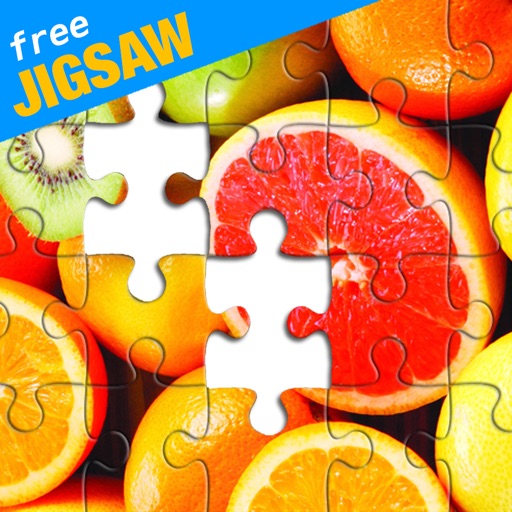 Colorful of Fruits Sliding Jigsaw puzzles for Kids iOS App