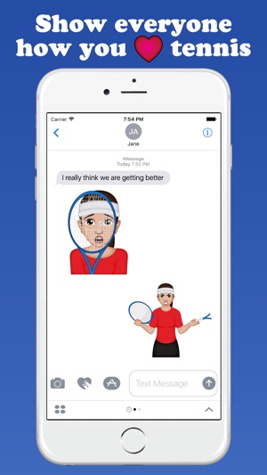 TennisMoji - Tennis Emoji Keyboard(圖3)-速報App