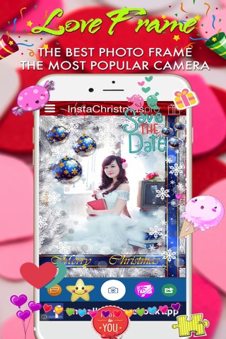 Insta Christmas Photo Frame - Wonder Photo Lifestyle