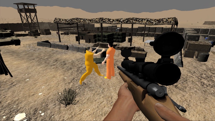 Prison Break Sniper Shooter - Police Guard Duty 3D screenshot-3