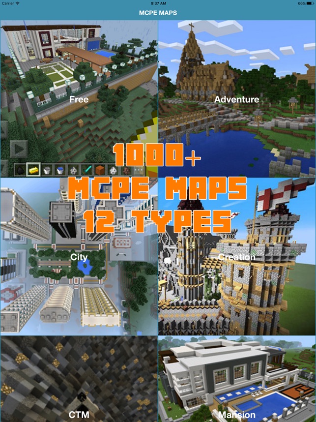 1000 Mcpe Maps For Minecraft Pocket Edition Game On The App