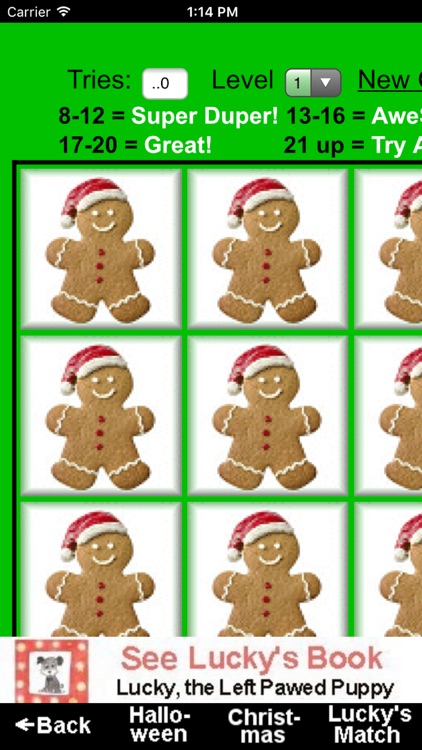 Holiday Match from Lucky App