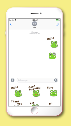 Frog Moji Kawaii emoji(圖3)-速報App