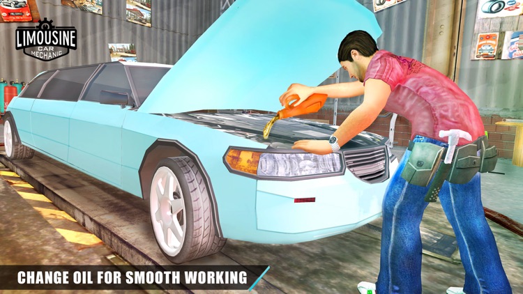 Limousine Car Mechanic 3D Sim– Auto Repair Station