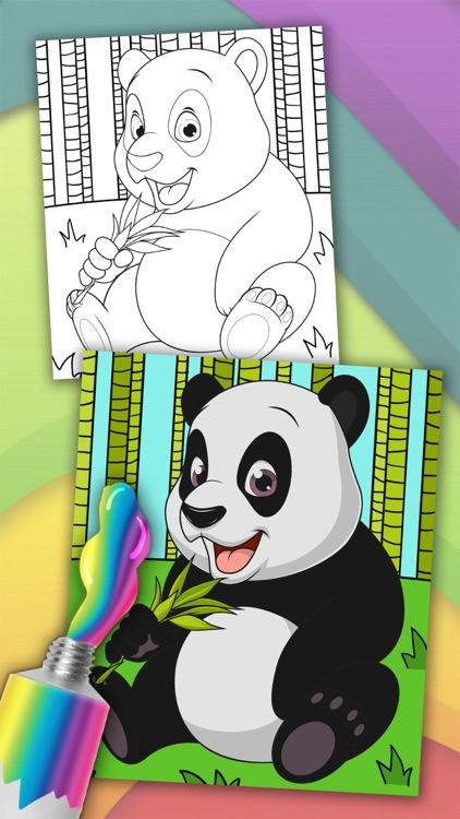 Animals magic coloring pages for kids – Pro