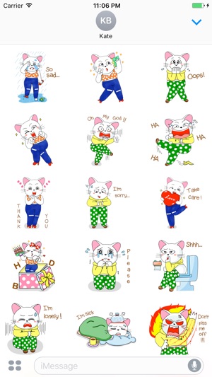 Fletcher The Funny Cat Stickers(圖2)-速報App