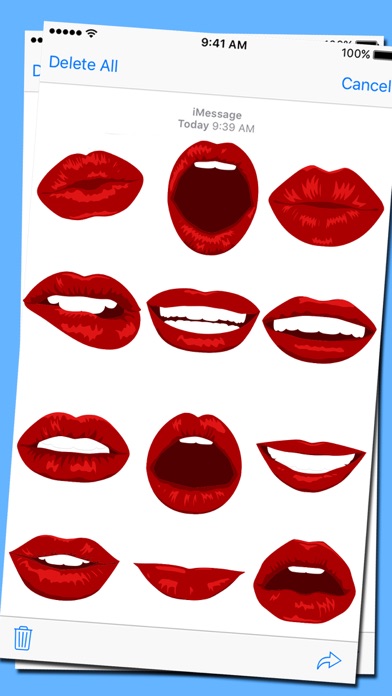 Lip Expressions Stickers screenshot 2